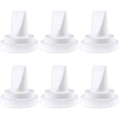 Nenesupply 6 pc Duckbill Valves Compatible with Medela and Spectra Pump Parts Use on Spectra S2 Spectra S1 Pump in Style Harmony Symphony Replace Spectra Duckbill Valves and Medela Valve
