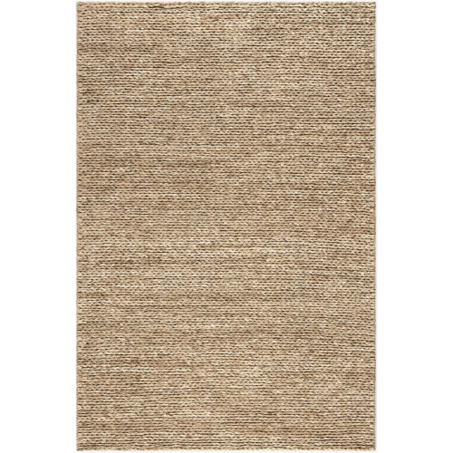 6' x 9' Knit Wool Rug | Tan w/ Premium Rug Pad