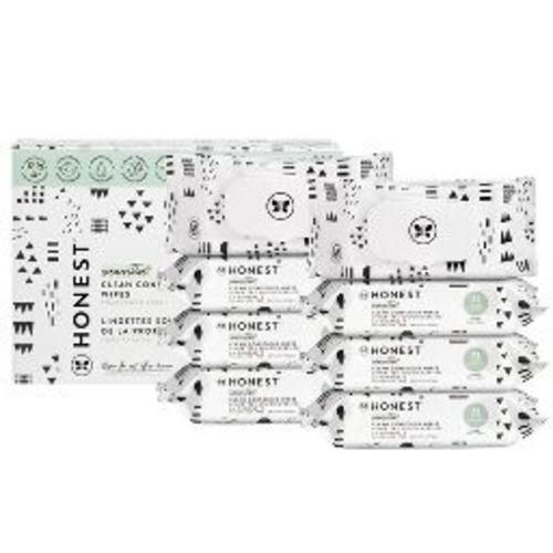 The Honest Company Plant-Based Baby Wipes made with over 99% Water - Pattern Play - 576ct