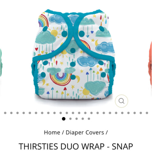 Thirsties Duo Wrap two-sized cloth diaper cover