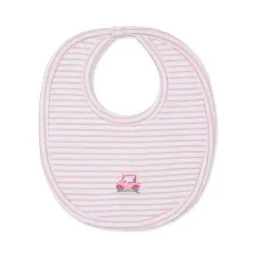 Fairway Foursome Pink Stripe Bib