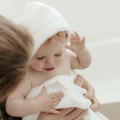 Hooded Baby Bath Towel | Soft, Absorbent 100% Cotton – Parker Baby Co.