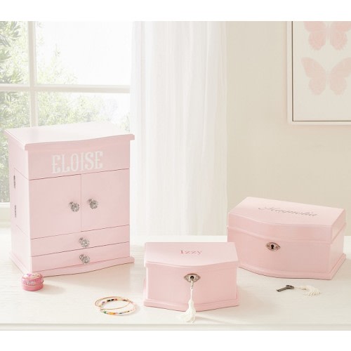 Pink Abigail Jewelry Box Collection