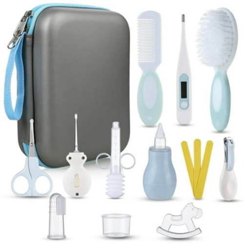 Lictin 15PCS Baby Grooming & Healthcare Kit, Newborn Nursery Safety Set for Travel, Infant Toddlers Boys Girls
