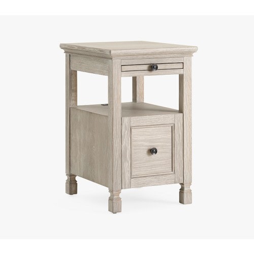 Larkin Side Table with Charging Station (19")