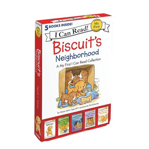 Biscuit's Neighborhood: A Box of 5 Stories for Beginning Readers and Dog Lovers (My First I Can Read)