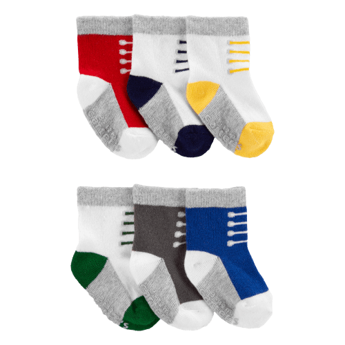 Baby 6-Pack Sneaker Booties - Carter's | Carter's