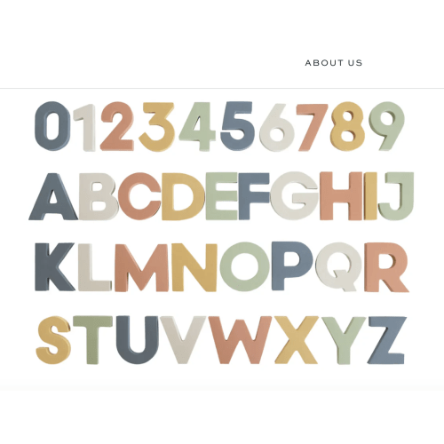 Letters and Numbers Bath Play Set