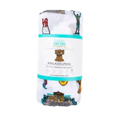 Philadelphia Baby Muslin Swaddle Blanket – Little Hometown