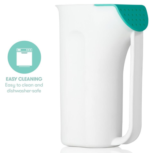 Frida Baby Control The Flow Bath Rinse Cup, Tear Free Rinser to Wash Hair and Body with Easy Grip Handle and Removable Rain Shower, Made in USA