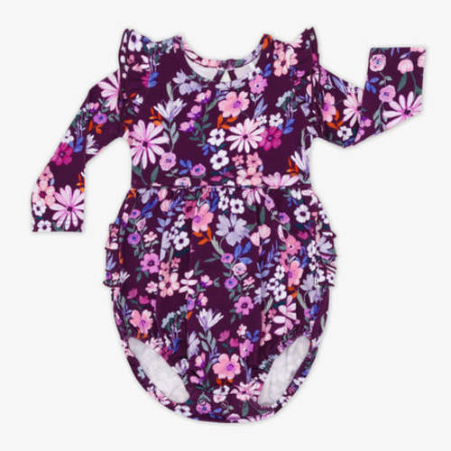 Violet Meadow Bubble Romper