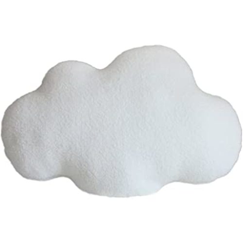 Lovely Cartoon Clouds Shaped Throw Pillows Waist Rest Cushion Bedrest Reading Pillows Chair Back Cushion for Bedroom Office Car