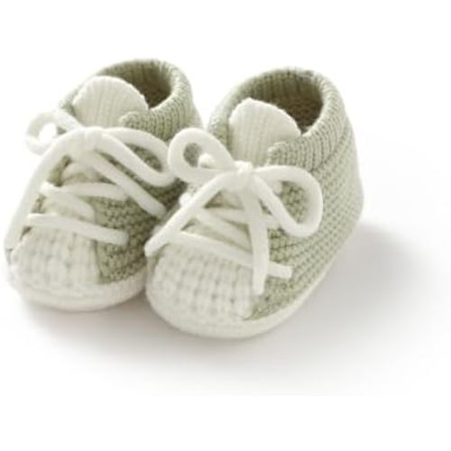 DovFanny Baby Booties Newborn Baby First Shoes Cozy Warm Knit Soft Booties for Toddler Infant Boy Girl
