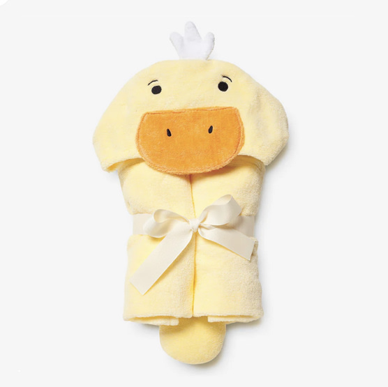 Yellow Duckie Hooded Baby Bath Wrap – Elegant Baby