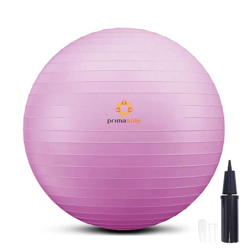 Exercise Ball for Balance Stability Fitness Workout Yoga Pilates at Home Office & Gym Birthing Ball for Pregnancy, Office Ball Chair
