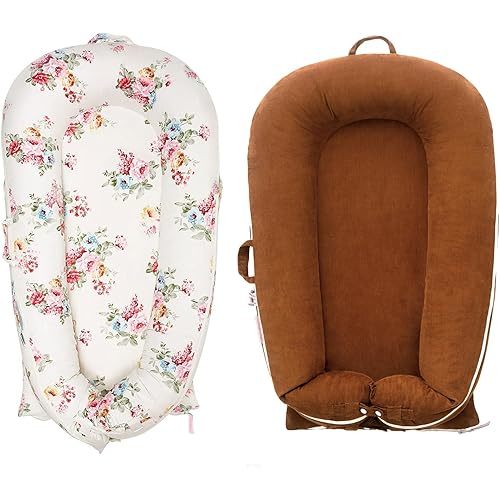 2-Piece Set (Corduroy Brown)*1+(Rose)*1 Doc-A-Tot Cover