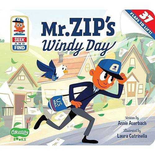 Mr. ZIP’s Windy Day (Mr. Zip Seek and Find: Curiosity Books) Board book
