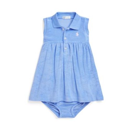 Baby Girls Terry Polo Dress & Bloomer