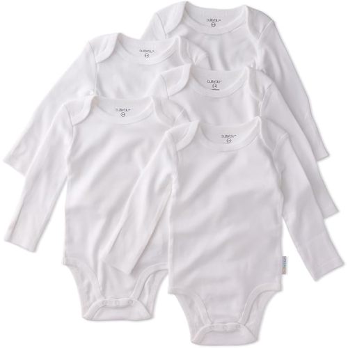 Butterblu Blake 5-Pack Long Sleeve Bodysuits 100% Organic Cotton Baby Clothes for Boys and Girls