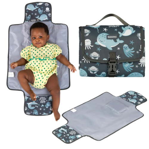 BabbleRoo Portable Changing mat- Sea Animals