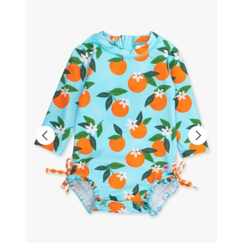 Novelty Long Sleeve Swim Suit 6-12 mos