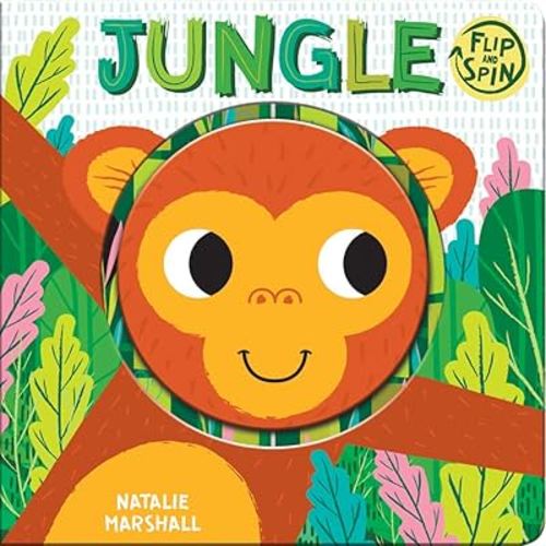 Jungle: Match the Jungle Animals in this Interactive Board Book with Spinner (Flip and Spin)