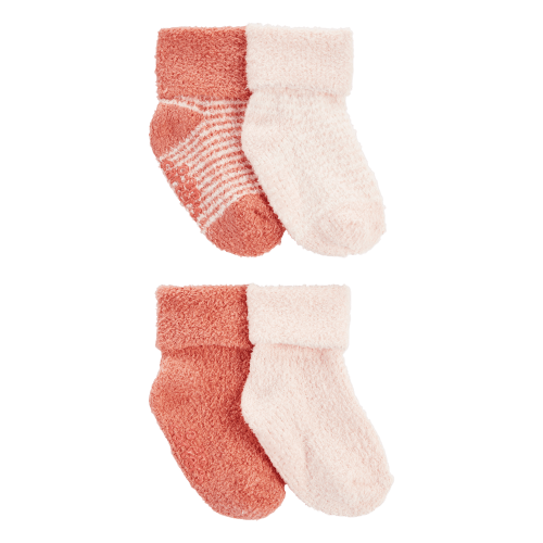 Baby 4-Pack Foldover Chenille Booties - Carter's | Carter's