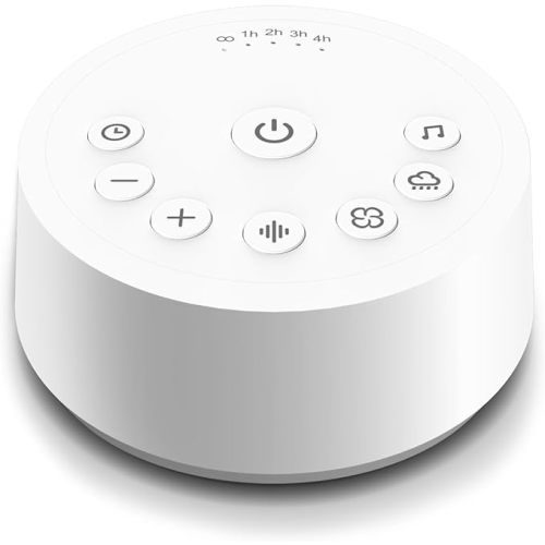 Color Noise Sound Machines Sleep White Noise Machine with 25 Soothing Sounds 32 Volume Levels 5 Timers and 4 Sound Categories and Memory Function for Kids Adults and Home