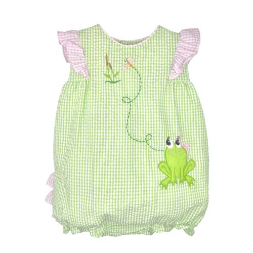Sunbubble with Frog Applique and Embroidery