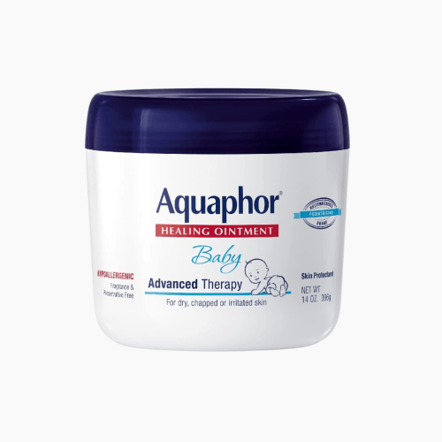 Aquaphor Baby Healing Ointment Advanced Therapy Skin Protectant for Chapped or Dry Skin, Drool Rash and Diaper Rash Ointment, 14 Oz Jar