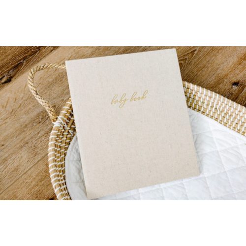 First Year Baby Memory Book - Sand