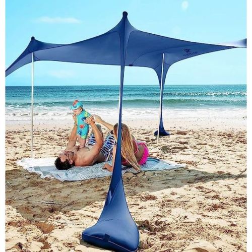SUN NINJA Pop Up Beach Tent Sun Shelter