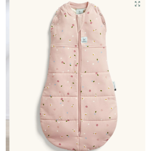 Cocoon Swaddle Bag 2.5 TOG Daisies (Warm Pouch) – size 0000 ergoPouch AU