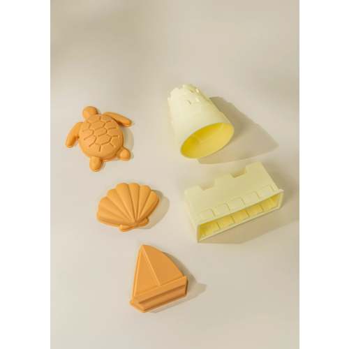 Set of 5 Silicone Sand Moulds For The Beach