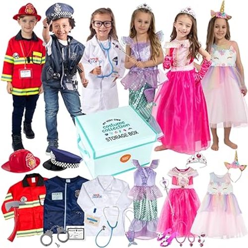 Born Toys Toddler Dress Up Clothes for Little Girls & Boys Ages 3-7, Pretend Play Toys