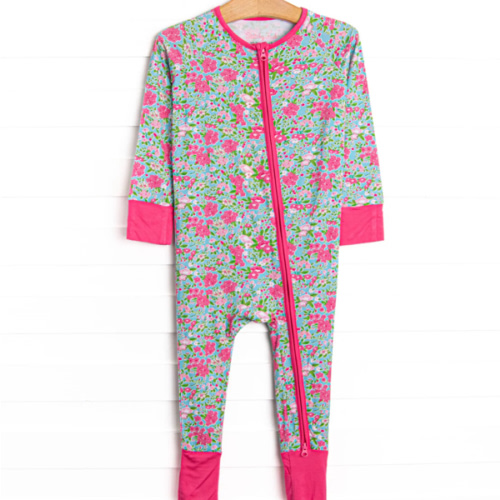 Water Lily Lady Bamboo Zippy Pajama, Green – Stitchy Fish
