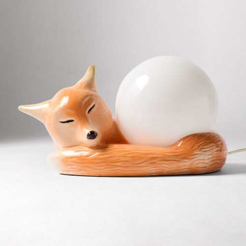 Fox Ceramic Lamp