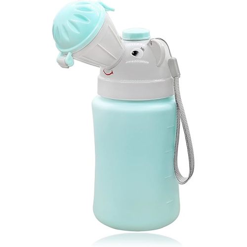 Pee Bottle for Kids - Travel Urinal Portable Potty Pee Cup for Girl Child Toddler Baby Urinal Emergency Toilet for Car Travel Road Trip Essentials Camping Potty Pee Training Leak Proof