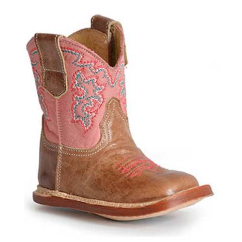 Roper Infant Girls Cowbabies Parker Western Boots - Broad Square Toe