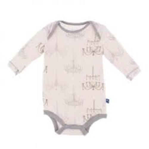 Kickee Pants Long Sleeve One Piece in Macaroon Chandelier – MOTHER BABY BOOBTIQUE