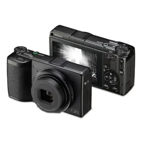 Ricoh - GR IV F2.8 25.7MP with Hybrid AF 5 Axis Sensor Compact Digital Camera - Black