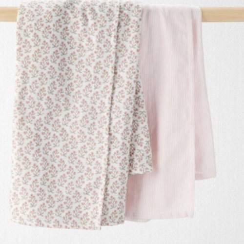 Baby 2-Pack Organic Cotton Muslin Swaddle Blankets - Little Planet | Carter's