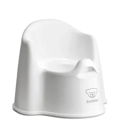 BabyBjorn Potty Chair White/Grey | Baby Bunting AU