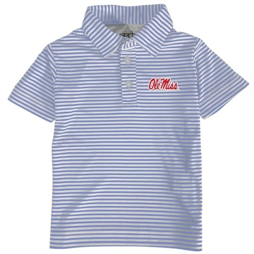Ole Miss Rebels Garb Toddler Carson Polo - Powder Blue