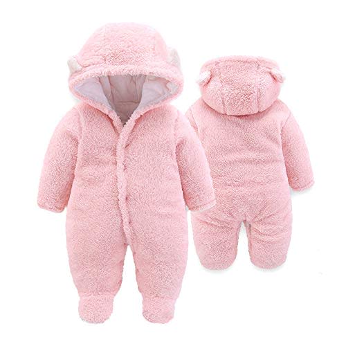 XMWEALTHY Unisex Baby Clothes Winter Coats Cute Newborn Infant Jumpsuit Snowsuit Bodysuits Registry for Baby Essentials Stuff