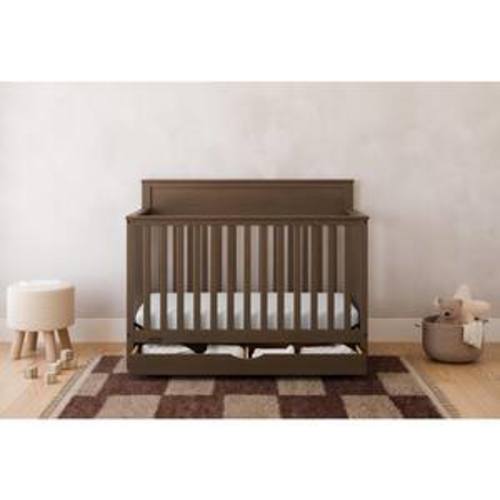 Shiloh Hazelnut 5-in-1 Convertible Crib with Drawer