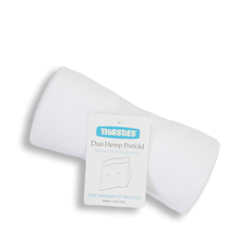 Duo Hemp Prefold | Innovative | Trim | Budget-friendly | Dependable – Thirsties Baby