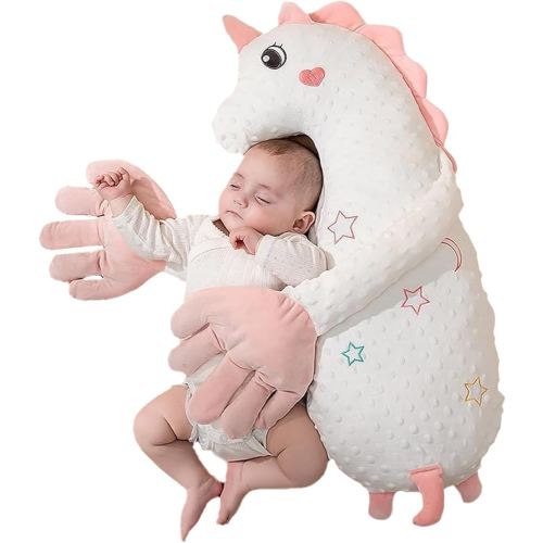Baby Patter for Sleep, Baby Startle Prevention Sleep Aid Companion, Soothing Patting Sleeping Toy with Soothing Palm Pad, 3 Levels Adjustable Simulation of Mother's Automatic Palm Slapping (L)