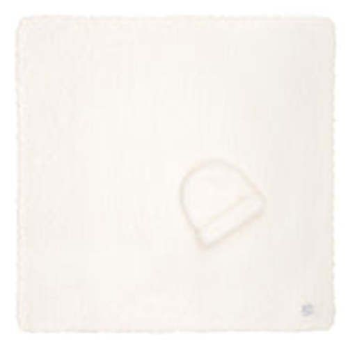 Baby Blankets with Cap - Creme