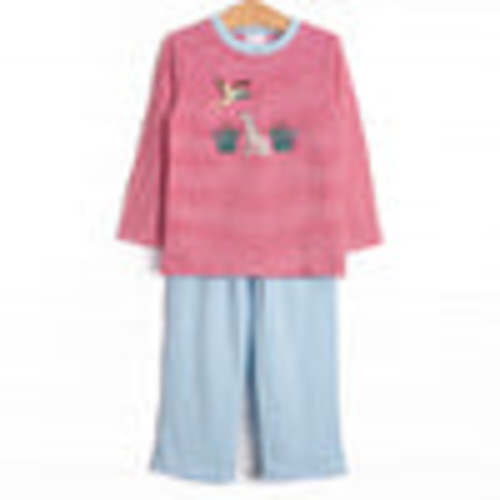 Southern Migration Applique Long Sleeve Pant Set, Red – Stitchy Fish